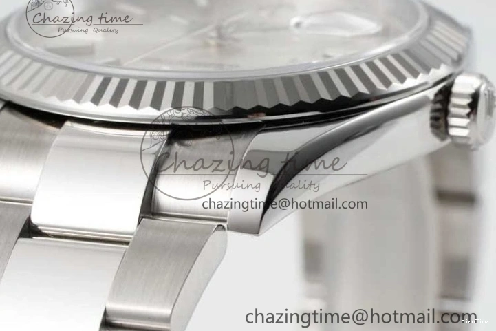 MiroTime 0113 DateJust 41 126334 Clean 1:1 Best Edition 904L Steel Silver Stick Dial on Oyster Bracelet VR Modern 2434